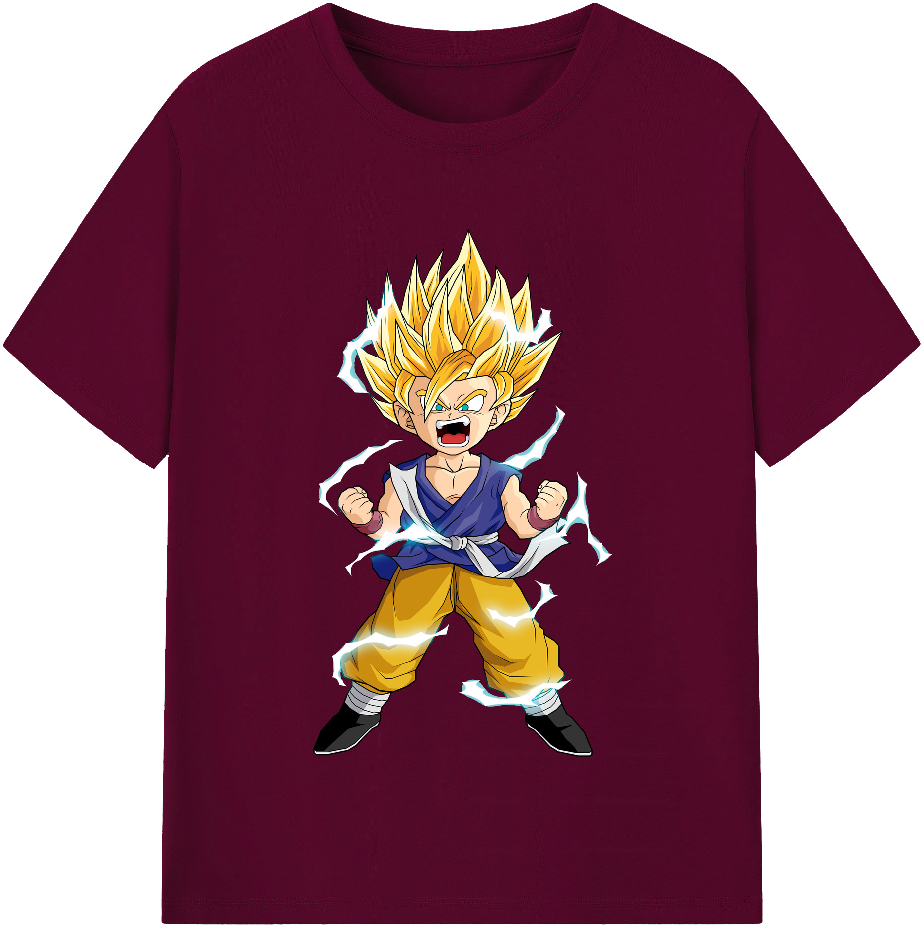 （画像用） ドラゴンボール 孫 悟飯（そんごはん）DRAGON BALL Son Gohan レディースカジュアルプリントTシャツ（綿100％）
